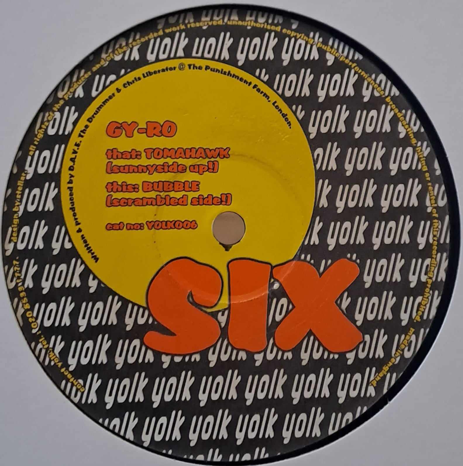 Yolk 006 - vinyle techno